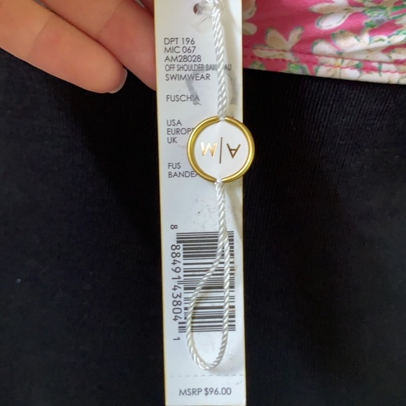 Antonio Melani Pink Floral Bikini Top - Picture 4 of 5